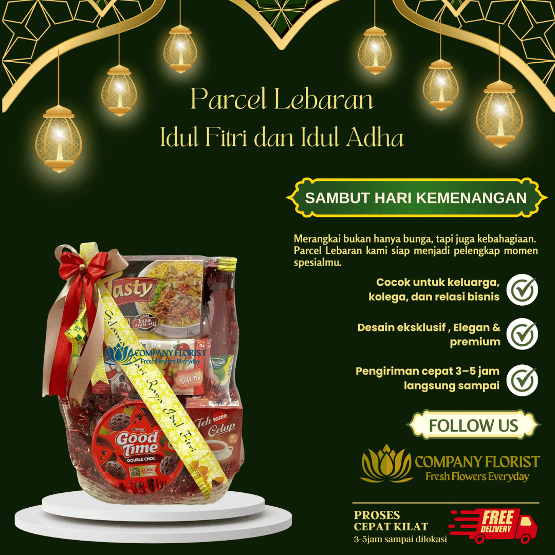 Paket Parcel Snack Lebaran Elegan Harga Terjangkau